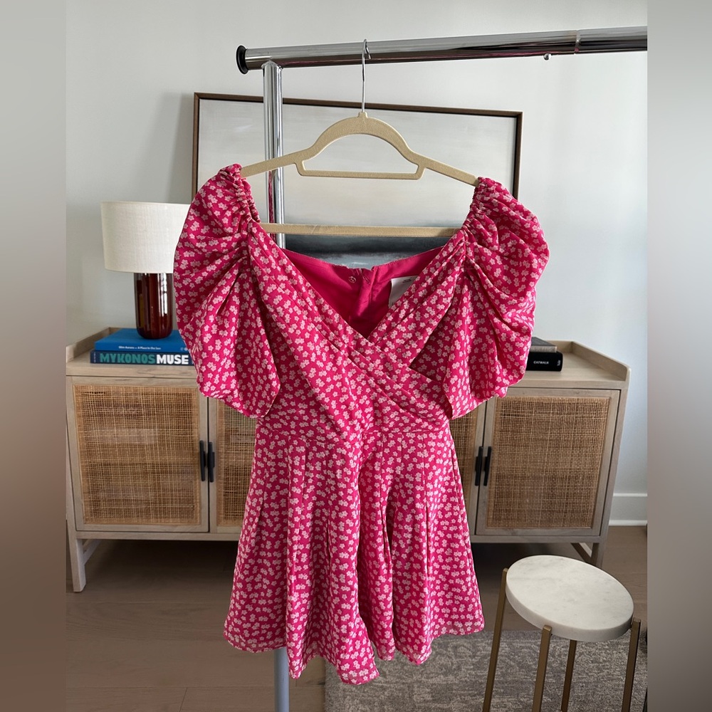 Cameo Collective Pink Floral Romper